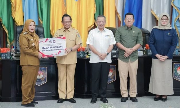 Pemerintah Kota Bandar Lampung Terima Insentif Fiskal Pengendalian Inflasi Daerah