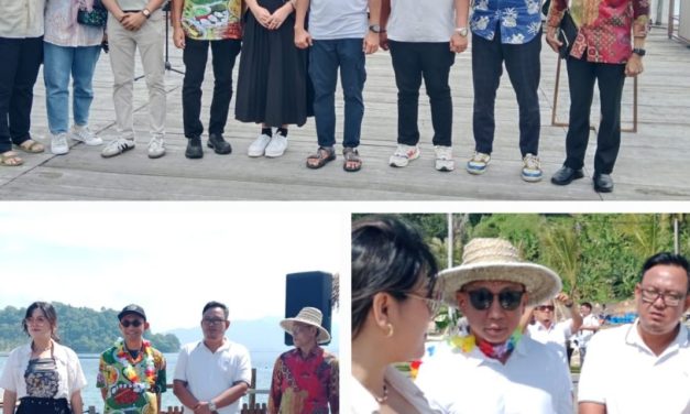 Kadis Pariwisata Pesawaran Bersama Gubernur Lampung Terpilih Hadiri Acara Panen Mutiara di Penangkaran The Hurun