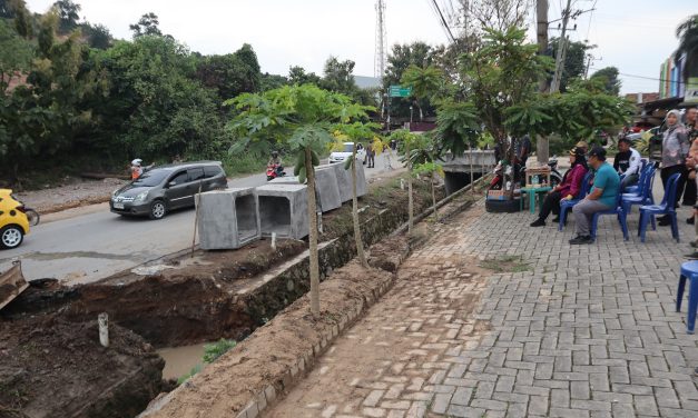 Pemasangan Box Culvert Dipantau Langsung Oleh Walikota Bandar Lampung