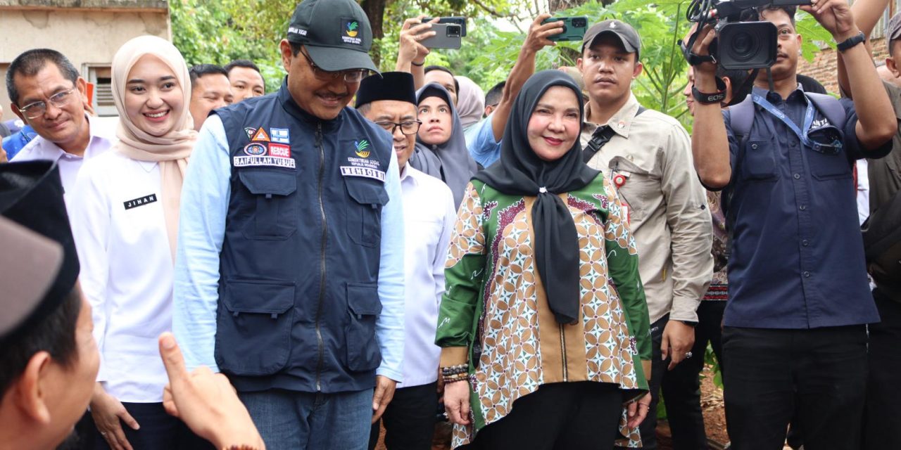 KUNKER MENSOS RI DALAM RANGKA PENINJAUAN CALON SISWA SEKOLAH RAKYAT DI WAY HALIM