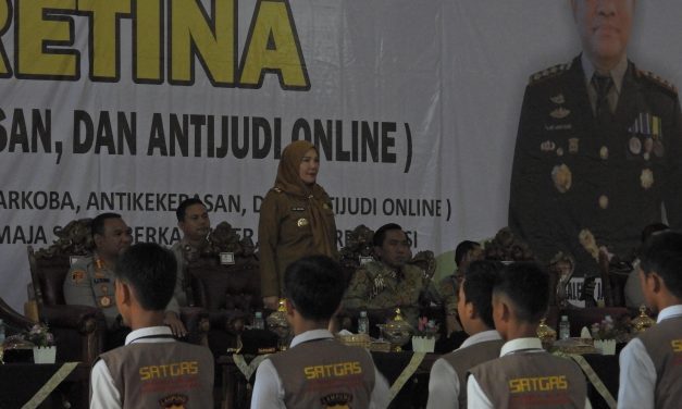 HJ. EVA DWIANA RESMIKAN KEGIATAN SATGAS RETINA DI PEMKOT BANDAR LAMPUNG