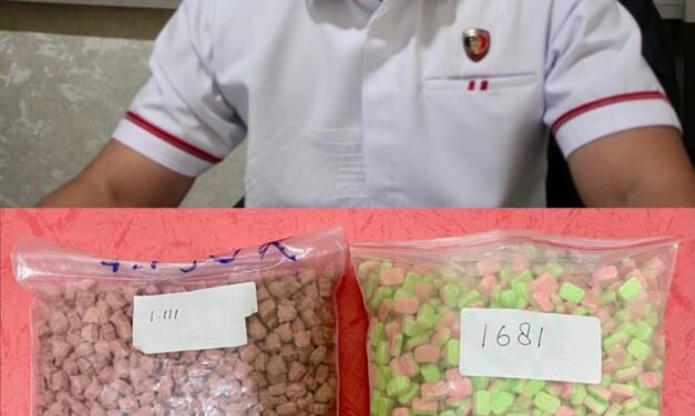 Polres Lampung Tengah Gagalkan Penyelundupan 2.848 Pil Ekstasi dan 5,1 Gram Sabu, Tiga Pelaku Ditangkap!