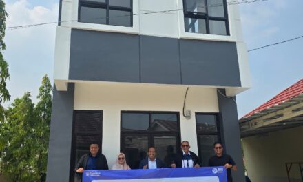 BRI Kanca Tanjung Karang Serahkan Bantuan Pembangunan PAUD Mahaputra Global di Desa Candimas