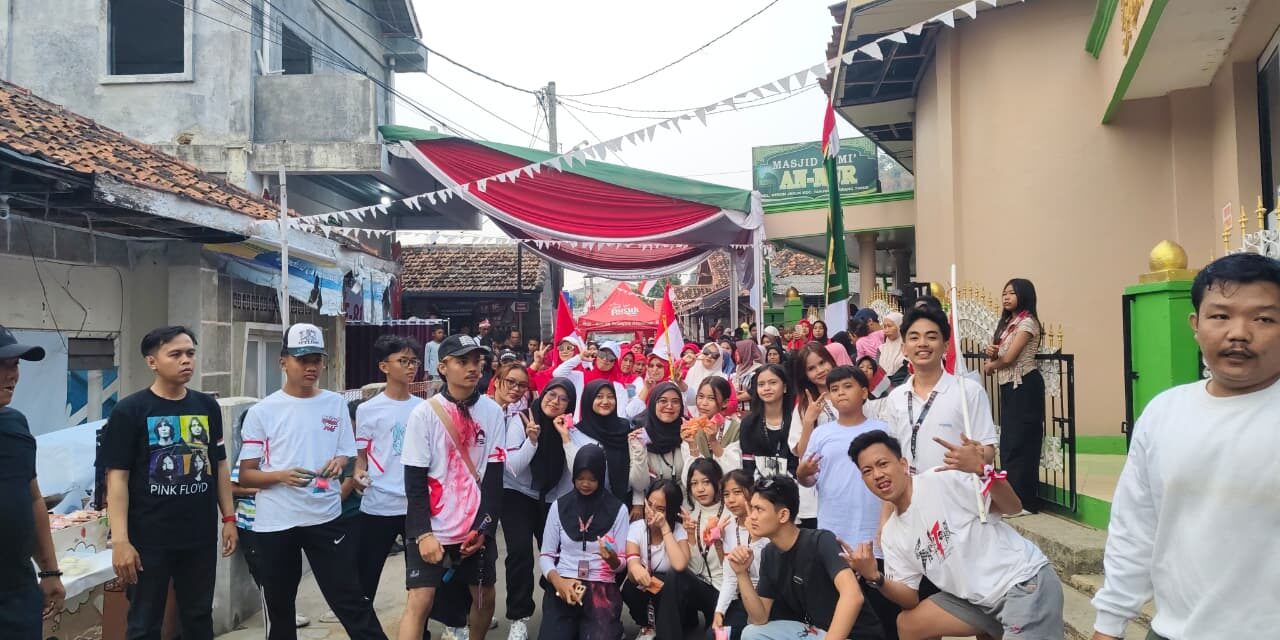 Semarak HUT RI ke-81, Pemuda-Pemudi Padas X Bukit 1 Gelar Jalan Sehat