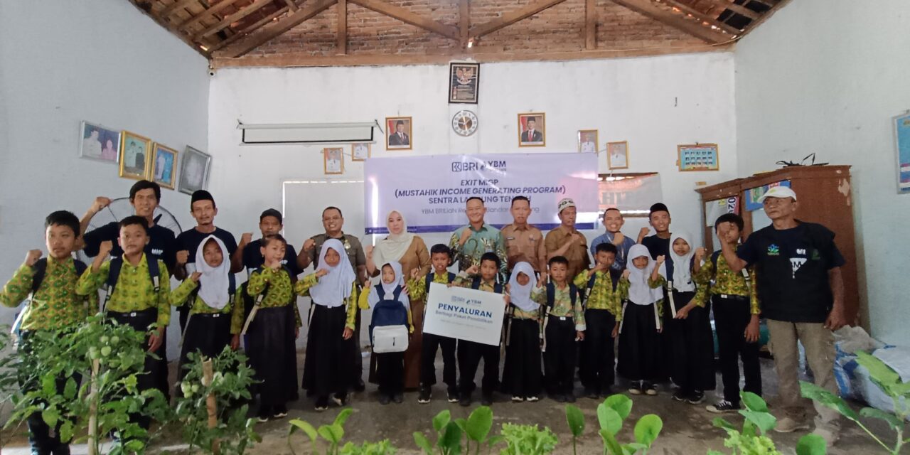 Tingkatkan Kemandirian Ekonomi Masyarakat, YBM BRILiaN Gelar Exit Program MIGP Sentra Lampung Tengah dan Salurkan 33 Paket Pendidikan